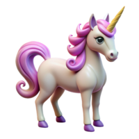striking quintessential A majestic unicorn with a spiraling horn, NO BACKGROUND with Transparent Background. png