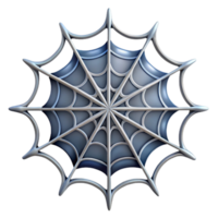 spectacular iconic A single, intricate spider web glistening with dew, NO BACKGROUND with Transparent Background. png