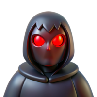 unparalleled modern A menacing, shadowy figure with glowing red eyes, NO BACKGROUND with Transparent Background. luxury png