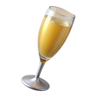 majestic mysterious rustic A glass of overflowing champagne. NO BACKGROUND with Transparent Background. flawless png