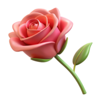peaceful stunning A single, wilting rose. NO BACKGROUND with Transparent Background. sharp png
