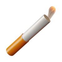 memorable renaissance A single, lit cigarette. NO BACKGROUND with Transparent Background. top-tier png