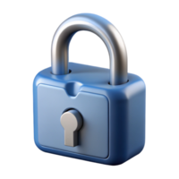 magnificent sought-after A single, open padlock. NO BACKGROUND with Transparent Background. png