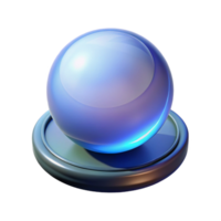 signature tropical A levitating orb of pure energy. NO BACKGROUND with Transparent Background. perfect clarity png
