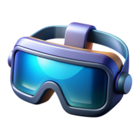 nostalgic radiant A pair of futuristic goggles with augmented reality display. NO BACKGROUND with Transparent Background. genuine png
