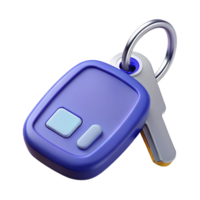 rare vintage A high-tech key fob with remote access capabilities. NO BACKGROUND with Transparent Background. luxury png