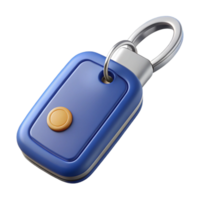 immaculate modern A high-tech key fob with remote access capabilities. NO BACKGROUND with Transparent Background. perfect clarity png