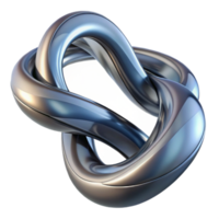 spectacular victorian A twisting, ribbon-like form made of liquid metal. NO BACKGROUND with Transparent Background. authentic png
