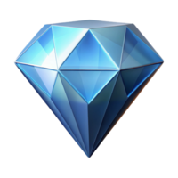 faszinierend dramatisch abstrakt ein einzel, perfekt Diamant mit kompliziert Facetten. Nein Hintergrund mit transparent Hintergrund. Handwerker png