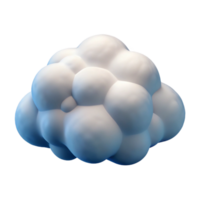 remarkable minimalist A single, fluffy cloud rendered in realistic detail. NO BACKGROUND with Transparent Background. gallery standard png