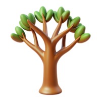stunning whimsical bohemian A single, stylized tree with branches reaching upwards. NO BACKGROUND with Transparent Background. handcrafted png
