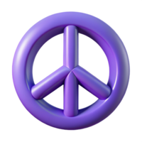 passionate extraordinary A single, abstract symbol representing peace. NO BACKGROUND with Transparent Background. authentic png