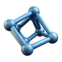 striking abstract A single, abstract shape representing connection. NO BACKGROUND with Transparent Background. refined png