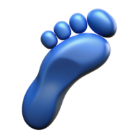harmonious impressive A single, realistic human footprint. NO BACKGROUND with Transparent Background. 4K png