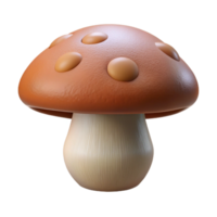 serene organic A single, detailed mushroom cap with intricate textures. NO BACKGROUND with Transparent Background. authentic png