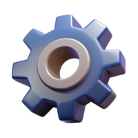 melancholic majestic A single, stylized gear with intricate teeth. NO BACKGROUND with Transparent Background. flawless png