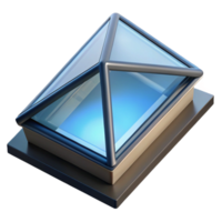 sought-after creative Skylight, modern design, energy-efficient glass. NO BACKGROUND with Transparent Background. authentic png
