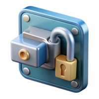 mesmerizing dramatic artistic Window latch, locking mechanism, secure design. NO BACKGROUND with Transparent Background. perfect clarity png