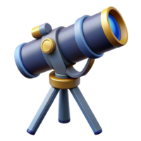 majestic nostalgic renaissance Advanced telescope with complex lens system, NO BACKGROUND with Transparent Background. top-tier png