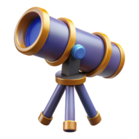 pristine classic Advanced telescope with complex lens system, NO BACKGROUND with Transparent Background. fine detail png