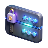 majestic exemplary Futuristic keycard with glowing digital code, NO BACKGROUND with Transparent Background. png