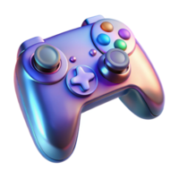glorious calm victorian Futuristic gaming controller with haptic feedback, NO BACKGROUND with Transparent Background. authentic png