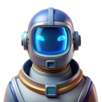 stunning celebrated Futuristic space suit helmet with integrated HUD display, NO BACKGROUND with Transparent Background. png