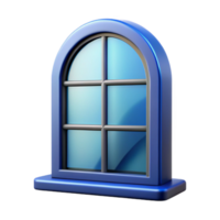 majestic calm gothic Architectural detail of a window pane NO BACKGROUND with Transparent Background. detailed png