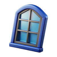 mysterious breathtaking Architectural detail of a window pane NO BACKGROUND with Transparent Background. refined png