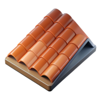 fascinating memorable Technical drawing of a roof shingle NO BACKGROUND with Transparent Background. png