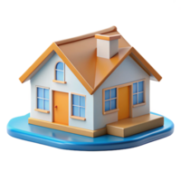 standout abstract Architectural rendering of a house number NO BACKGROUND with Transparent Background. elite png