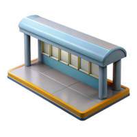 remarkable rustic Detailed illustration of a subway platform edge NO BACKGROUND with Transparent Background. exclusive png