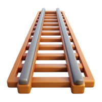 pristine calm rustic Technical drawing of a railway track NO BACKGROUND with Transparent Background. luxury png