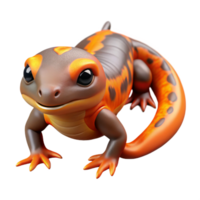 striking nostalgic nordic A salamander, fire salamander, NO BACKGROUND with Transparent Background. top-tier png