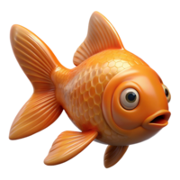 majestic signature A goldfish, common goldfish, NO BACKGROUND with Transparent Background. png