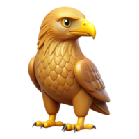 notable minimalist An eagle, golden eagle, NO BACKGROUND with Transparent Background. authentic png