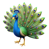 unparalleled rustic A peacock, male, with tail feathers displayed, NO BACKGROUND with Transparent Background. precision png