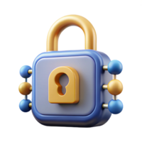 magnificent calm coastal Cybersecurity lock icon NO BACKGROUND with Transparent Background. elite png
