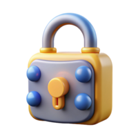 stunning playful traditional Cybersecurity lock icon NO BACKGROUND with Transparent Background. gallery standard png