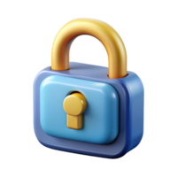 playful impressive Cybersecurity lock icon NO BACKGROUND with Transparent Background. elite png
