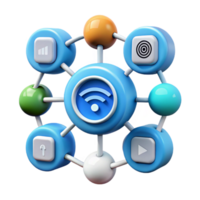 sumptuous unparalleled Internet of things network diagram NO BACKGROUND with Transparent Background. png