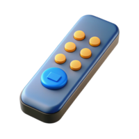 romantic spectacular Smart TV remote control NO BACKGROUND with Transparent Background. studio quality png