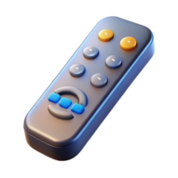 spectacular urban Smart TV remote control NO BACKGROUND with Transparent Background. authentic png