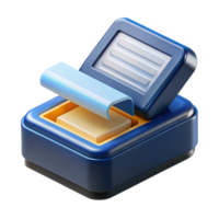 vibrant baroque Scanner with document feeder NO BACKGROUND with Transparent Background. professional png