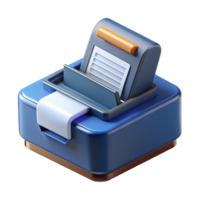 notable minimalist Scanner with document feeder NO BACKGROUND with Transparent Background. flawless png
