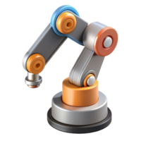 gorgeous unforgettable Robot arm with gripper NO BACKGROUND with Transparent Background. png