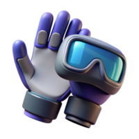 romantic picturesque Virtual reality gloves NO BACKGROUND with Transparent Background. exclusive png