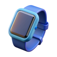 sumptuous energetic abstract Smartwatch with fitness tracker display NO BACKGROUND with Transparent Background. impeccable png
