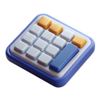 striking harmonious elegant Wireless keyboard with numeric keypad NO BACKGROUND with Transparent Background. 4K png