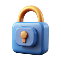 radiant sought-after Cyber security lock icon NO BACKGROUND with Transparent Background. png